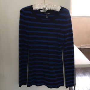 Cashmere striped sweater tunic